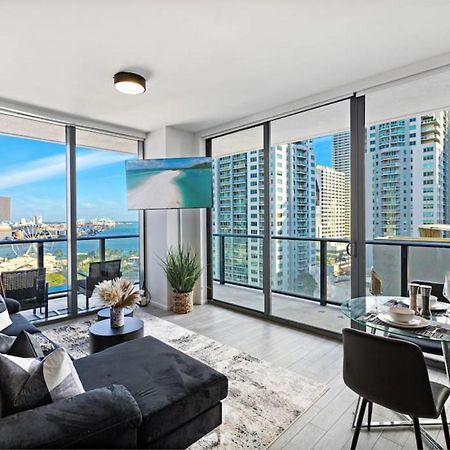 Corner Condo W/ Unrivaled Views Miami Bagian luar foto